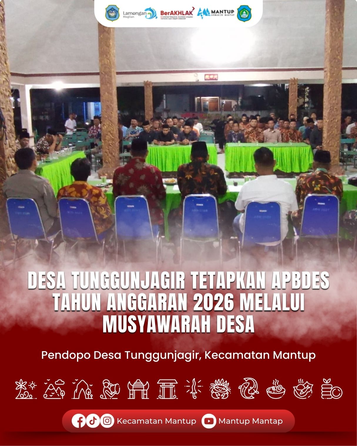 Foto: Desa Tunggunjagir Tetapkan APBDes Tahun Anggaran 2026 Melalui Musyawarah Desa