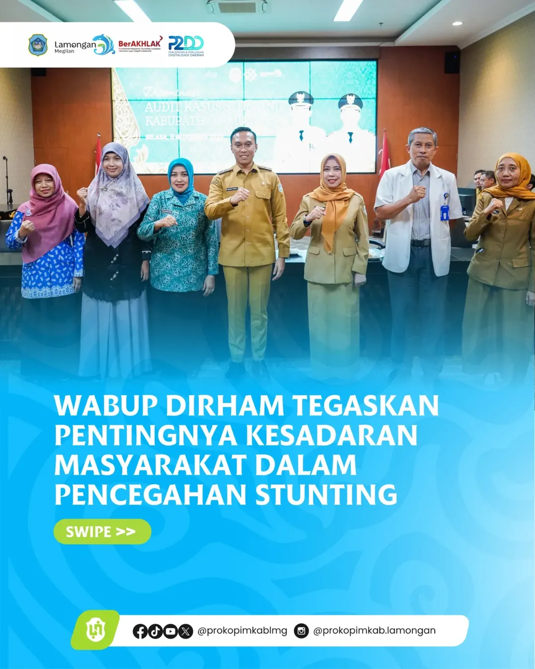 Foto: Wabup Dirham Tegaskan Pentingnya Kesadaran Masyarakat dalam Pencegahan Stunting