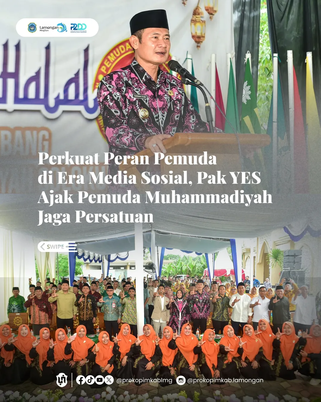 Foto: Perkuat Peran Pemuda di Era Media Sosial, Pak YES Ajak Pemuda Muhammadiyah Jaga Persatuan