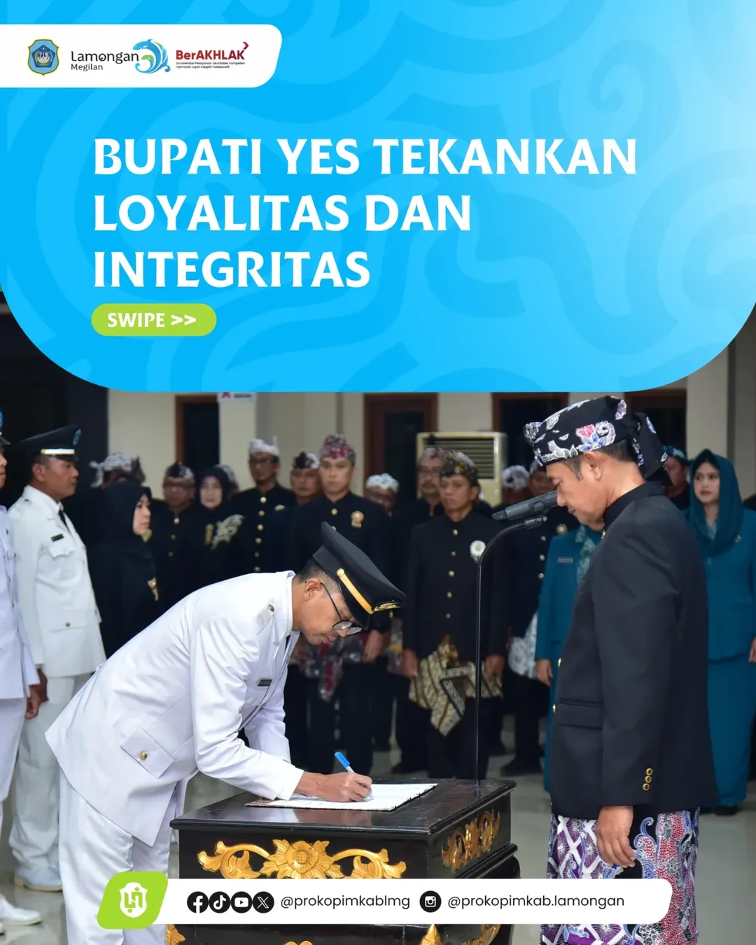 Foto: Bupati YES Tekankan Loyalitas dan Integritas