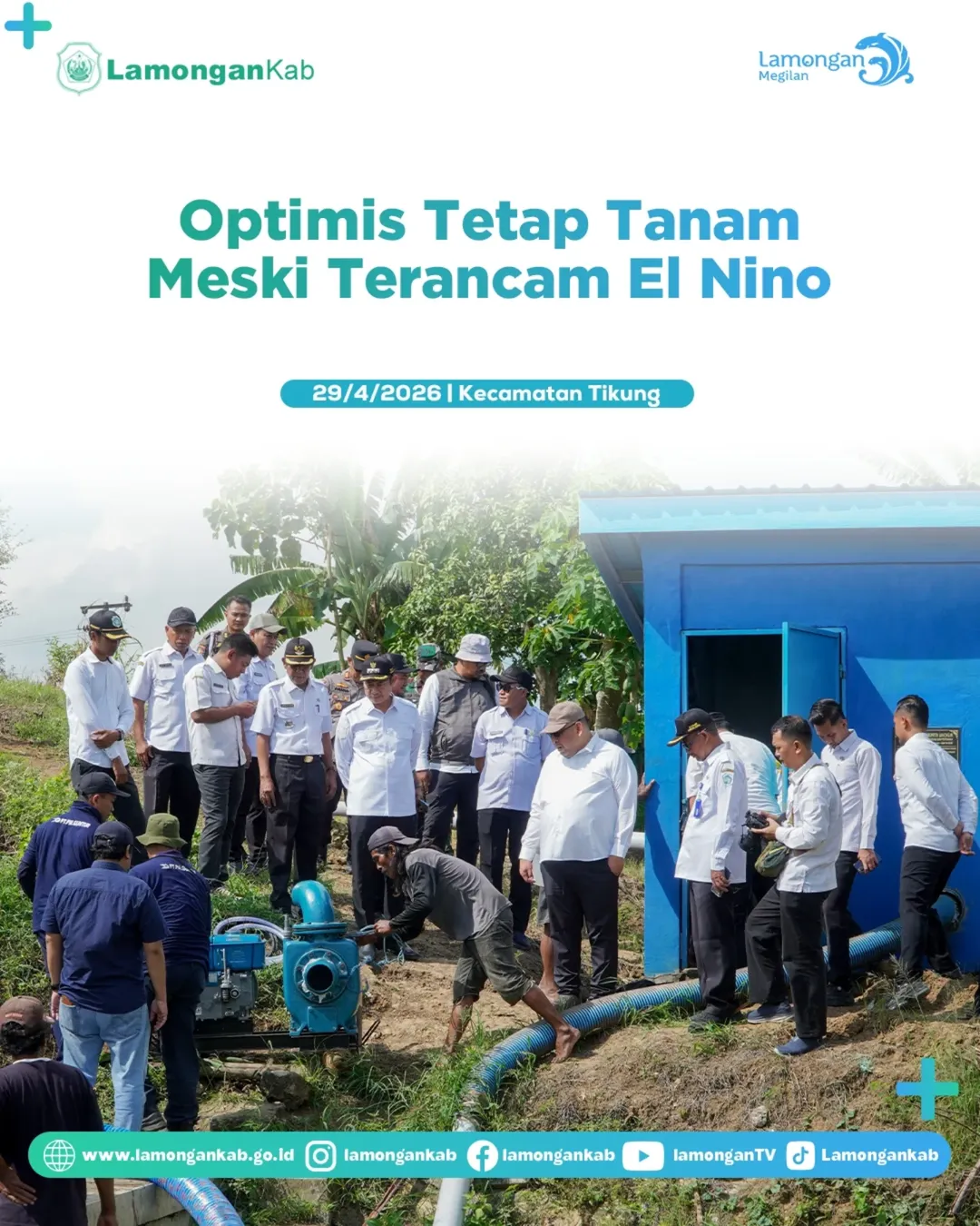 Foto: Optimis Tetap Tanam Meski Terancam El Nino