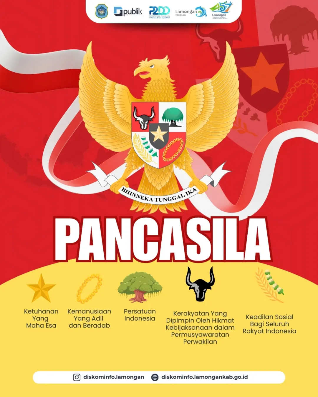 Foto: Selamat Hari Lahir Pancasila, 1 Juni 2026
