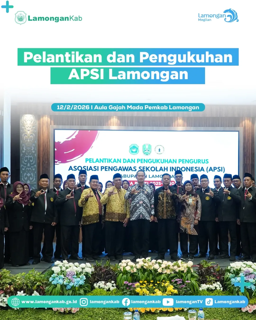 Foto: Pelantikan dan Pengukuhan APSI Lamongan