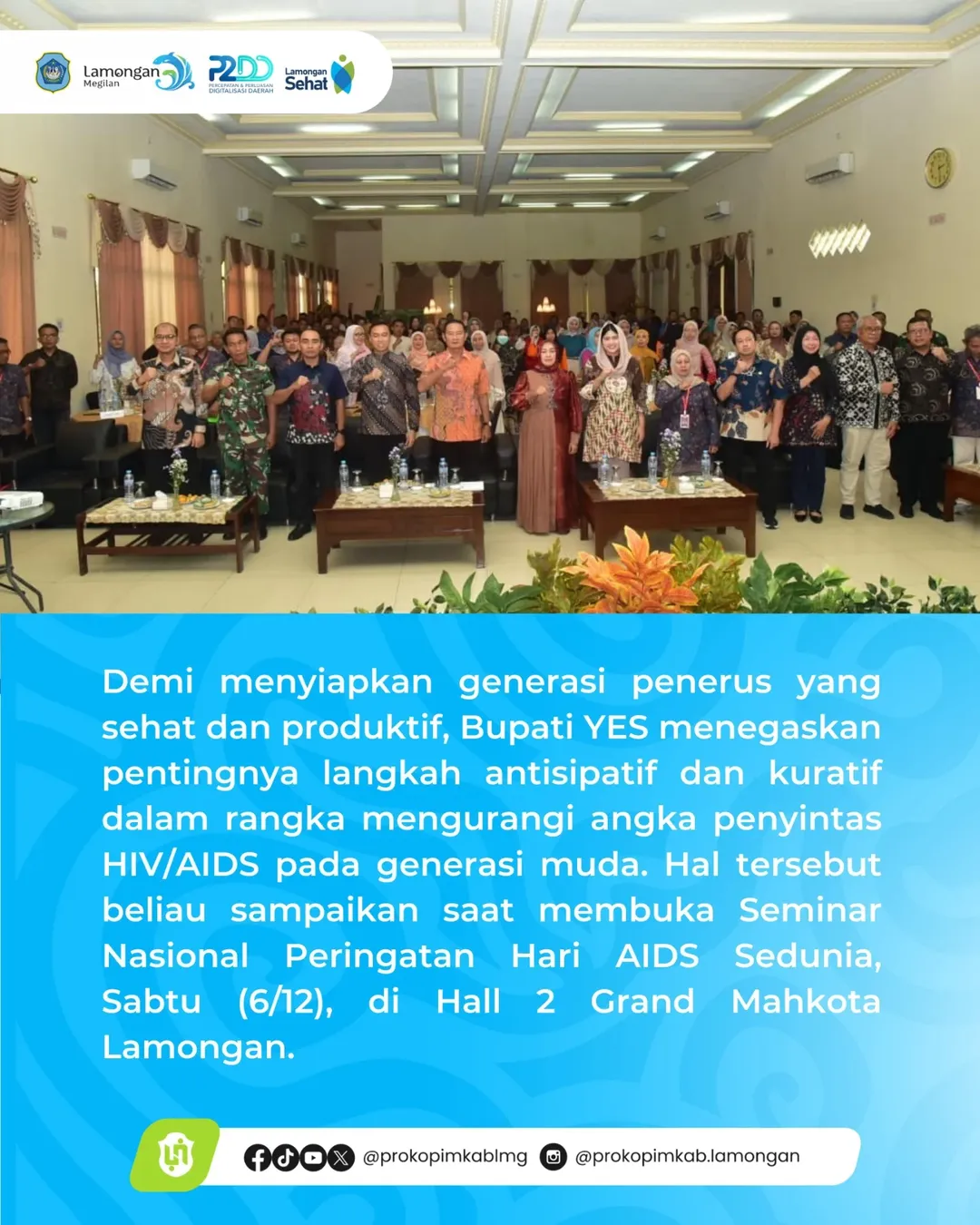 Foto: Pak YES Tegaskan Pentingnya Selamatkan Generasi Muda dari HIV/AIDS