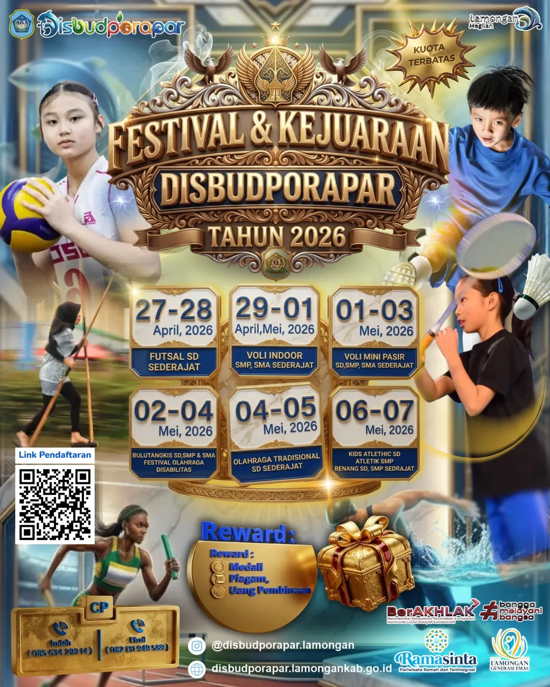 Foto: 🏆 FESTIVAL & KEJUARAAN DISBUDPORAPAR 2026