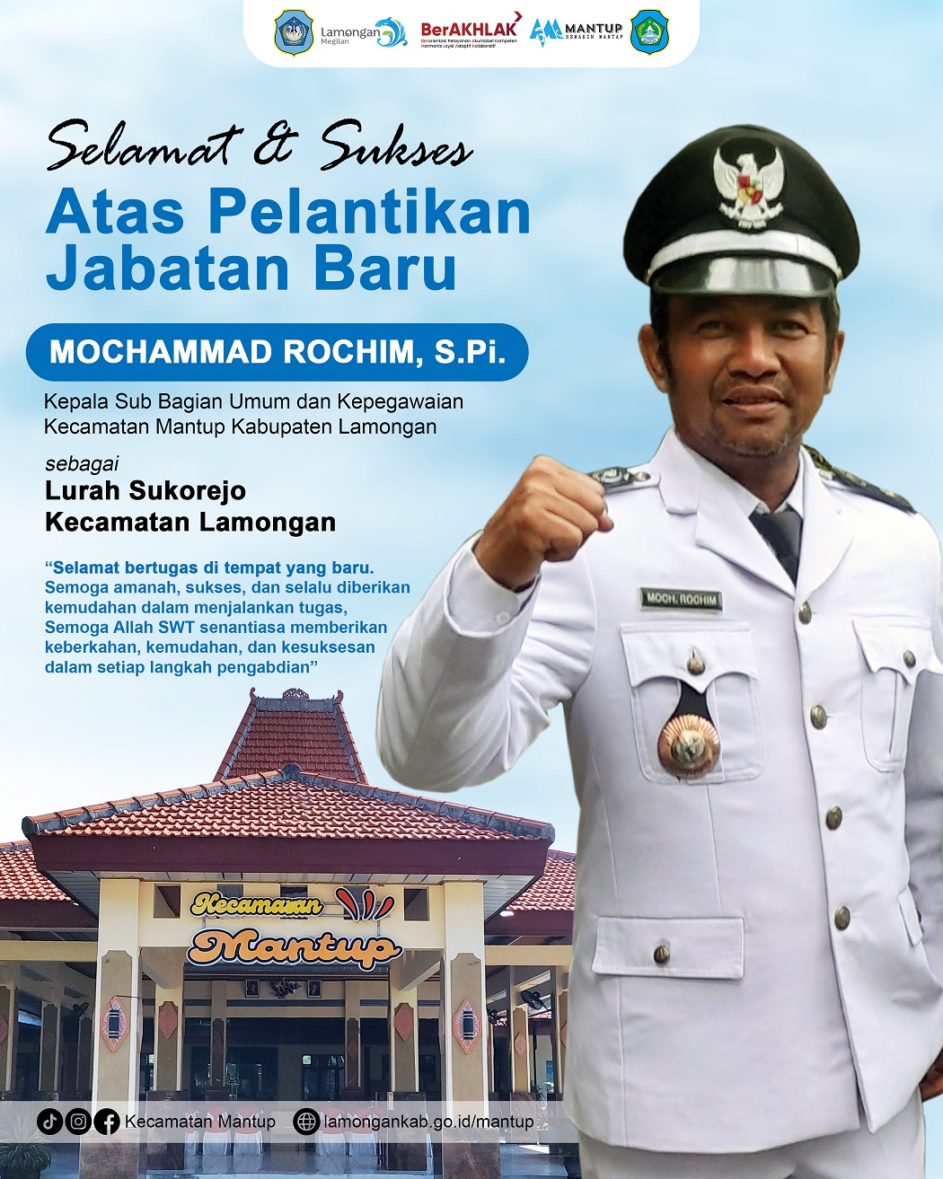 Foto: Selamat dan Sukses Atas Pelantikan Jabatan Baru