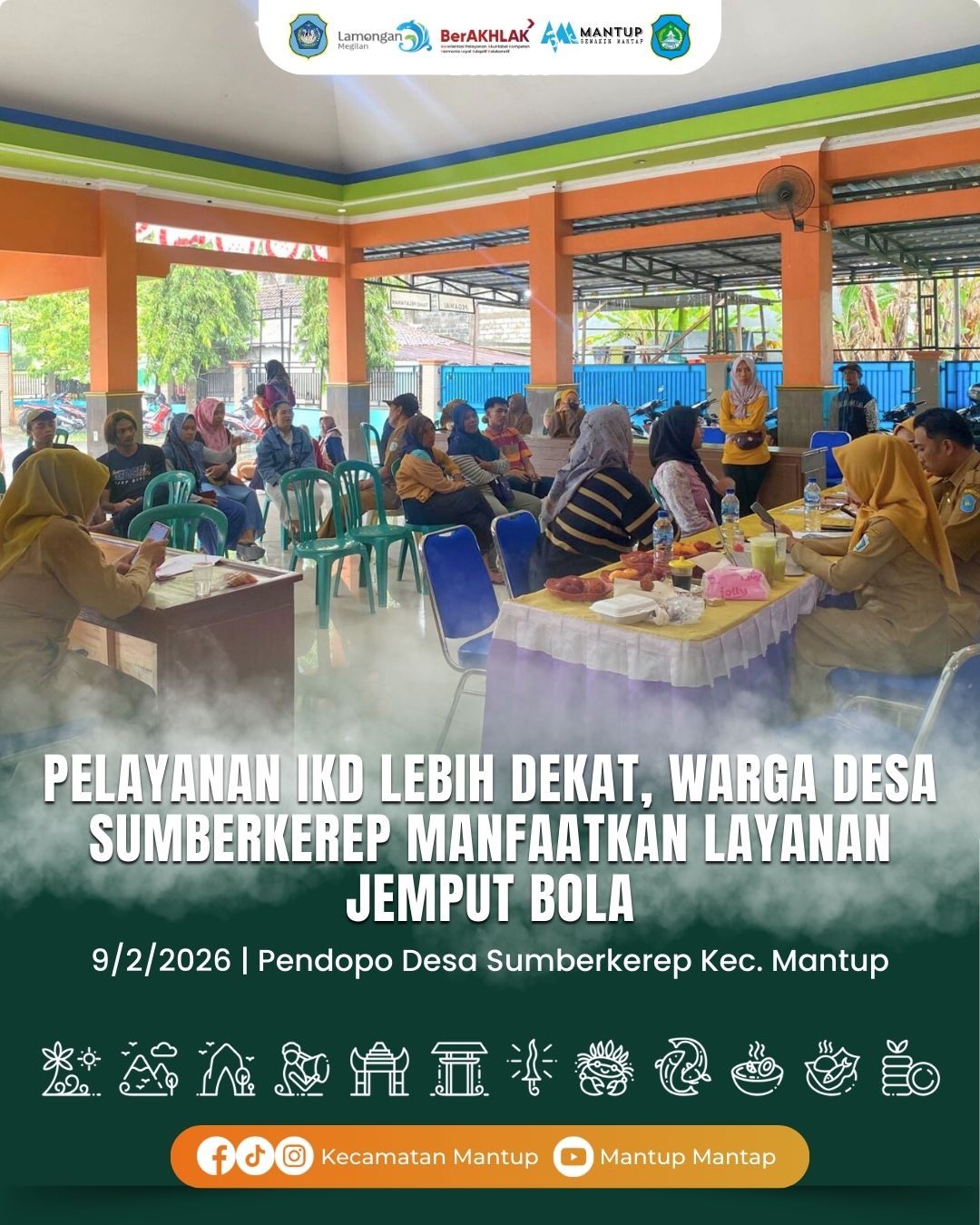 Foto: Pelayanan IKD Lebih Dekat, Warga Desa Sumberkerep Manfaatkan Layanan Jemput Bola