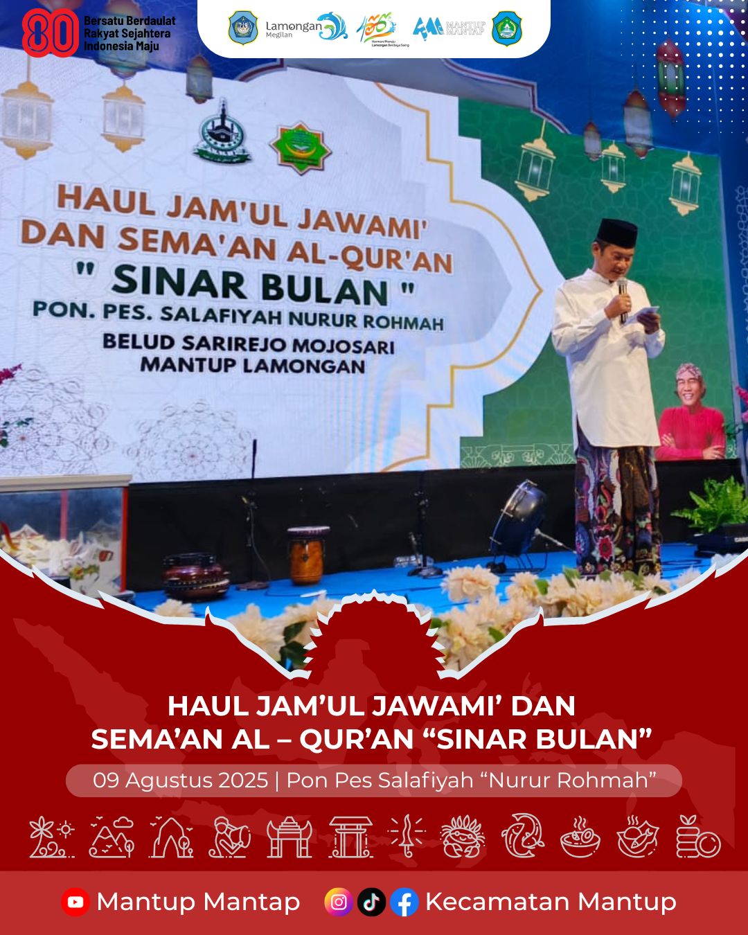 Foto: Haul Jam’ul Jawami’ dan Sema’an Al – Qur’an “Sinar Bulan”