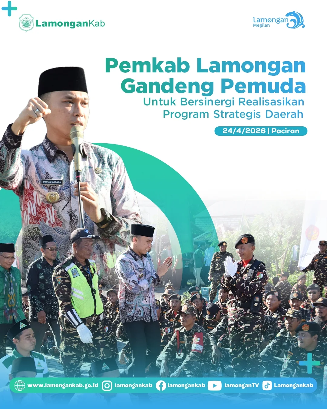 Foto: Pemkab Lamongan Gandeng Pemuda Untuk Bersinergi Realisasikan Program Strategi Daerah