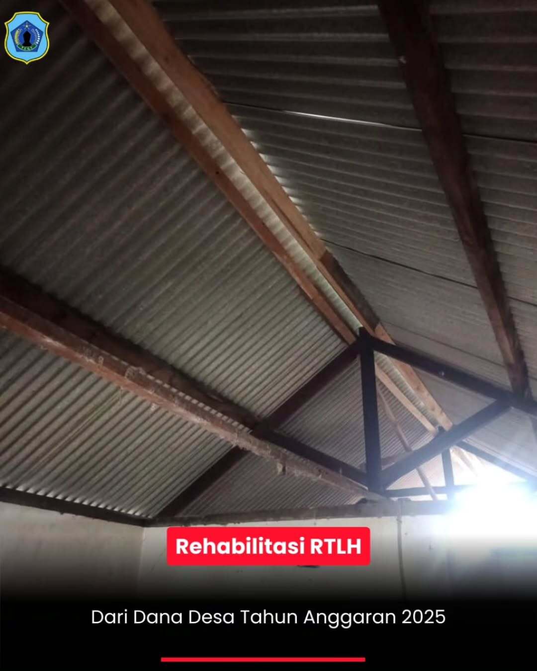 Foto: Rehabilitasi RTLH milik Sdr. Sunarto dari Dana Desa Tahun Anggaran 2025