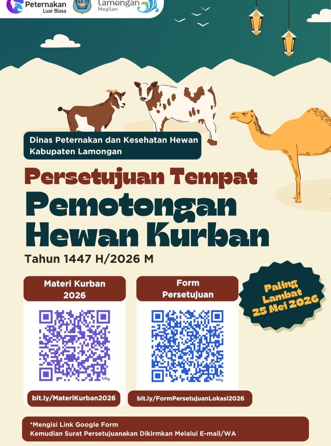 Foto: KEGIATAN KURBAN 2026 KABUPATEN LAMONGAN