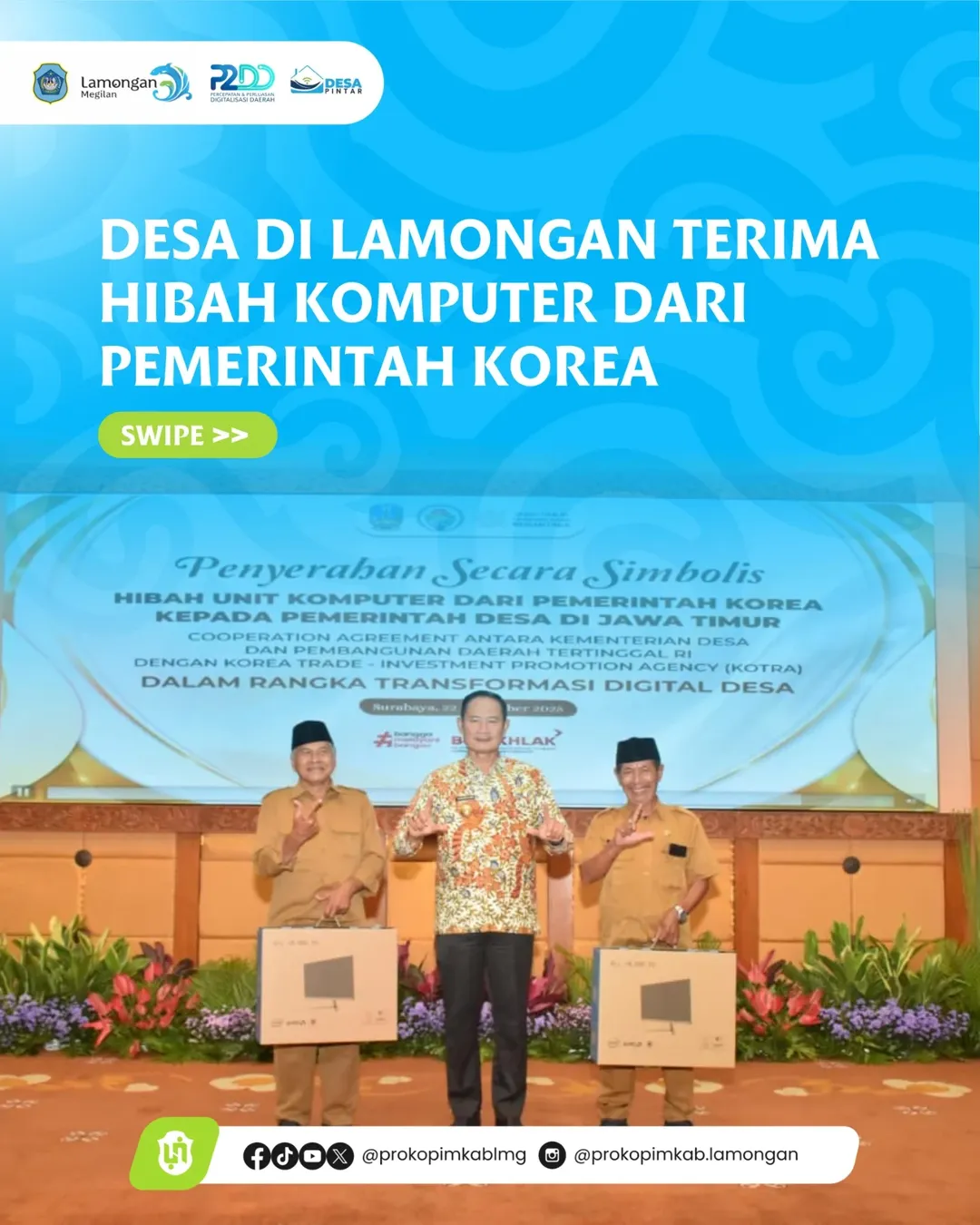 Foto: Lamongan Jadi Tuan Rumah Tradisi Korps Praja IPDN dan Silaturahmi IKAPTK Eks-Kerasidenan Bojonegoro