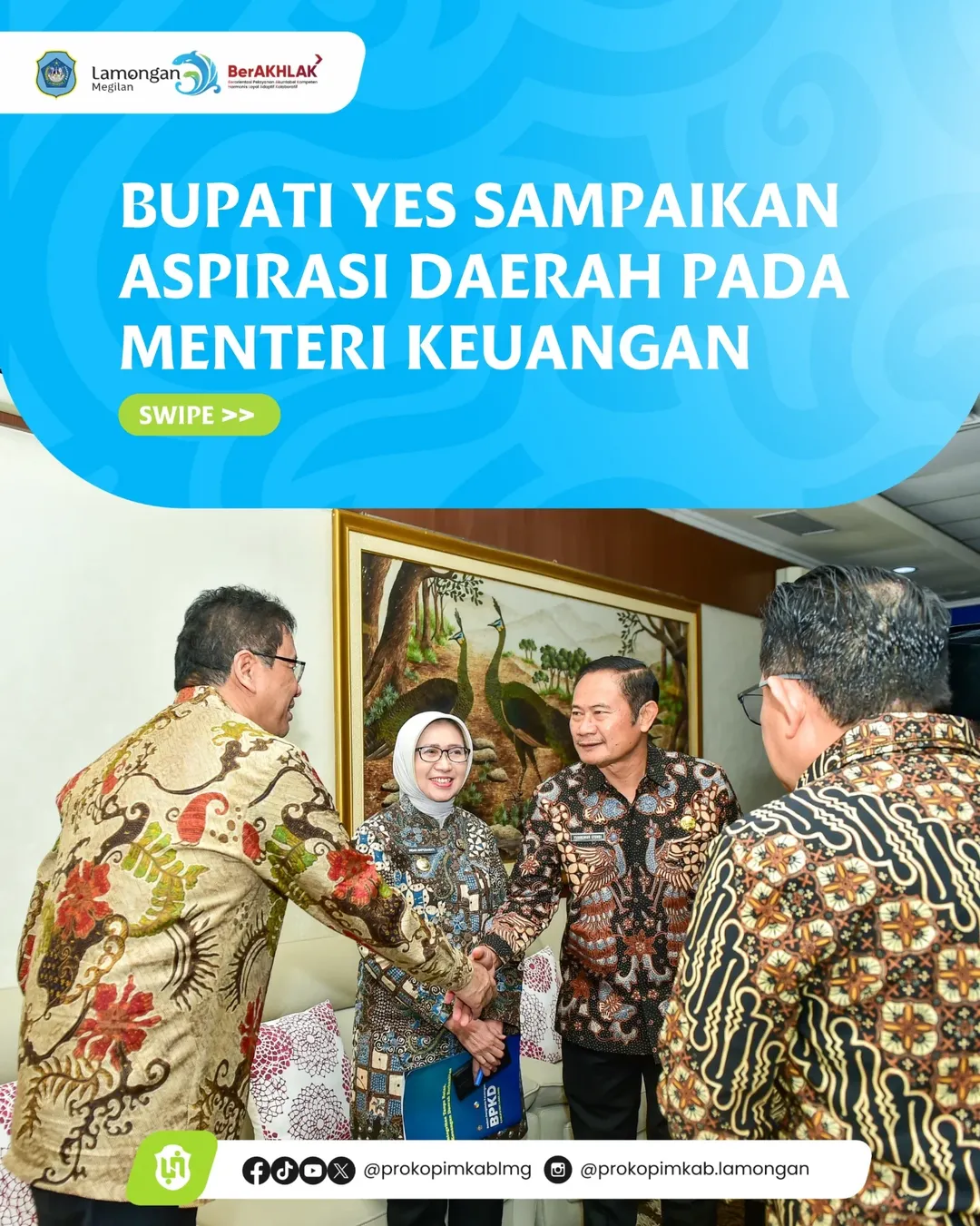 Foto: Bupati YES Sampaikan Aspirasi Daerah pada Menteri Keuangan