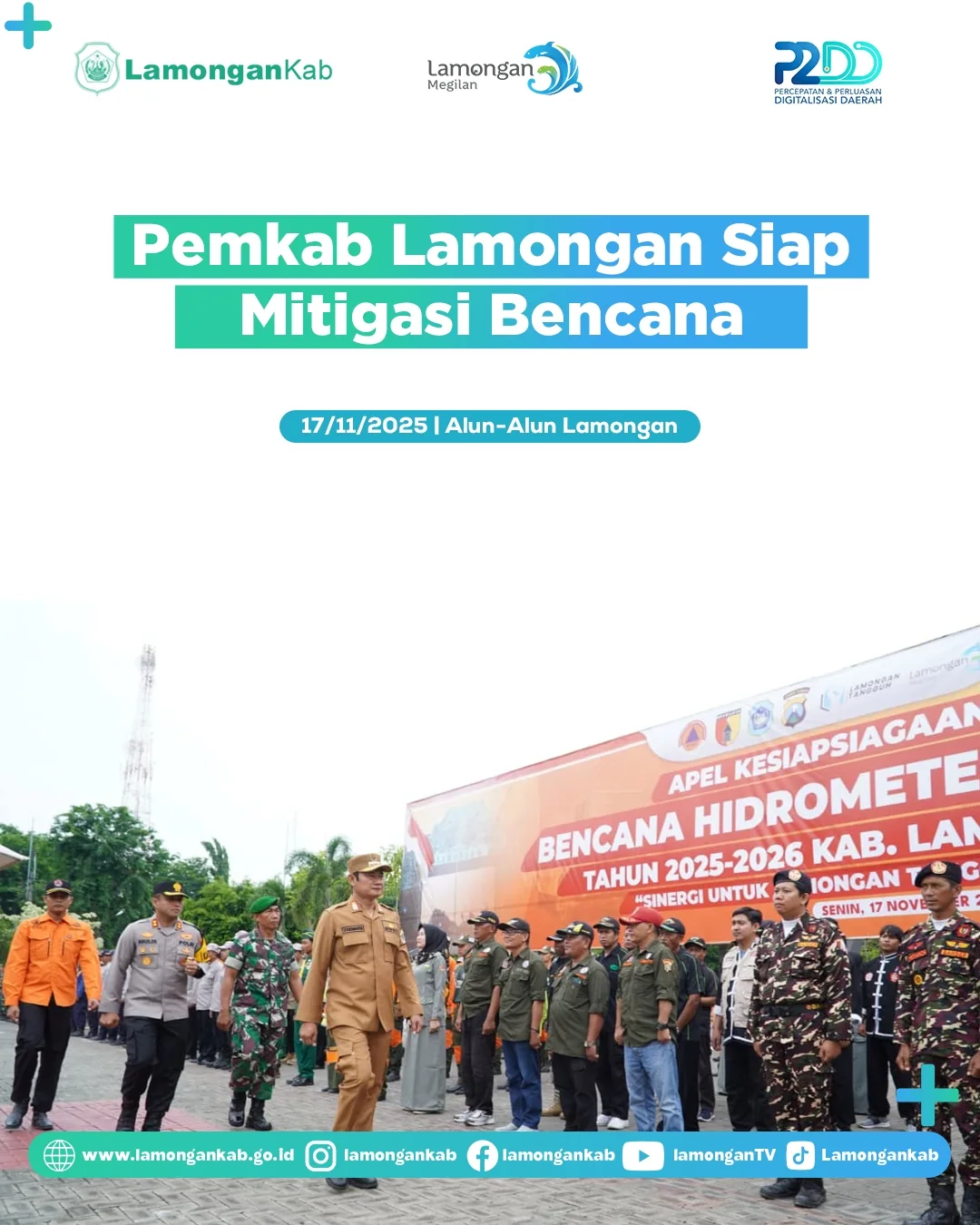 Foto: Pemkab Lamongan Siap Mitigasi Bencana
