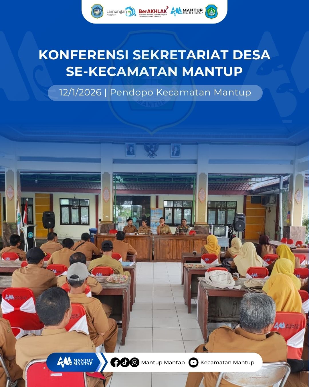 Foto: Konferensi Sekretariat Desa Se-Kecamatan Mantup