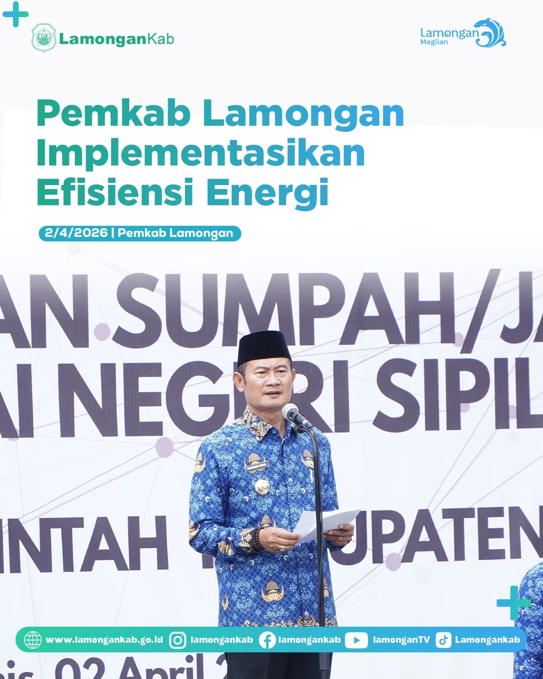 Foto: Pemkab Lamongan Implementasikan Efisiensi Energi