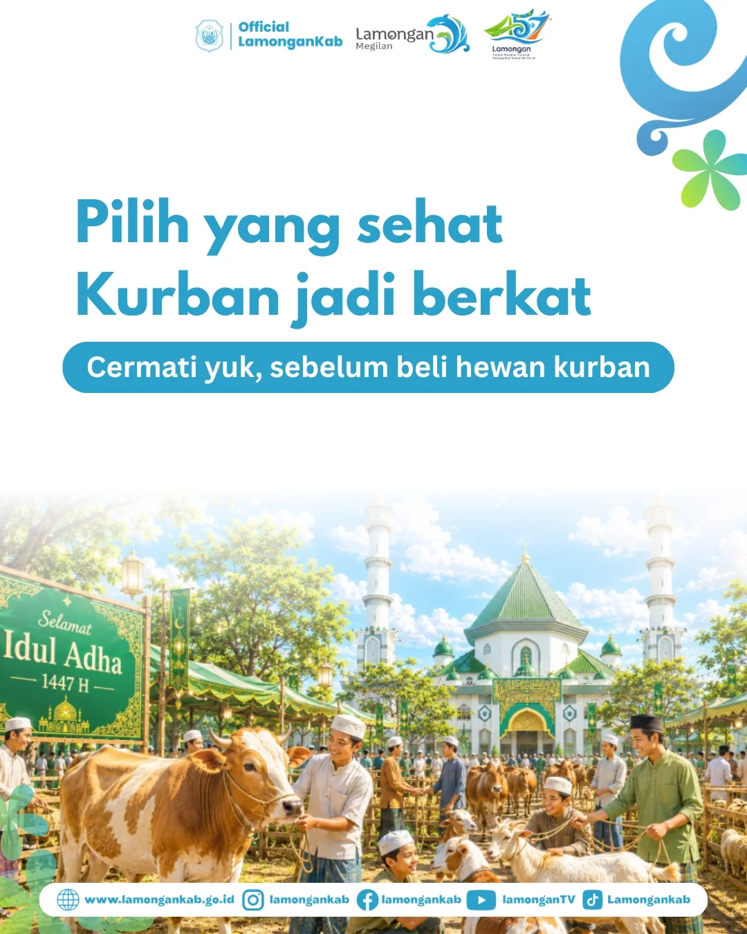 Foto: Pilih Yang Sehat, Kurban Jadi Berkat