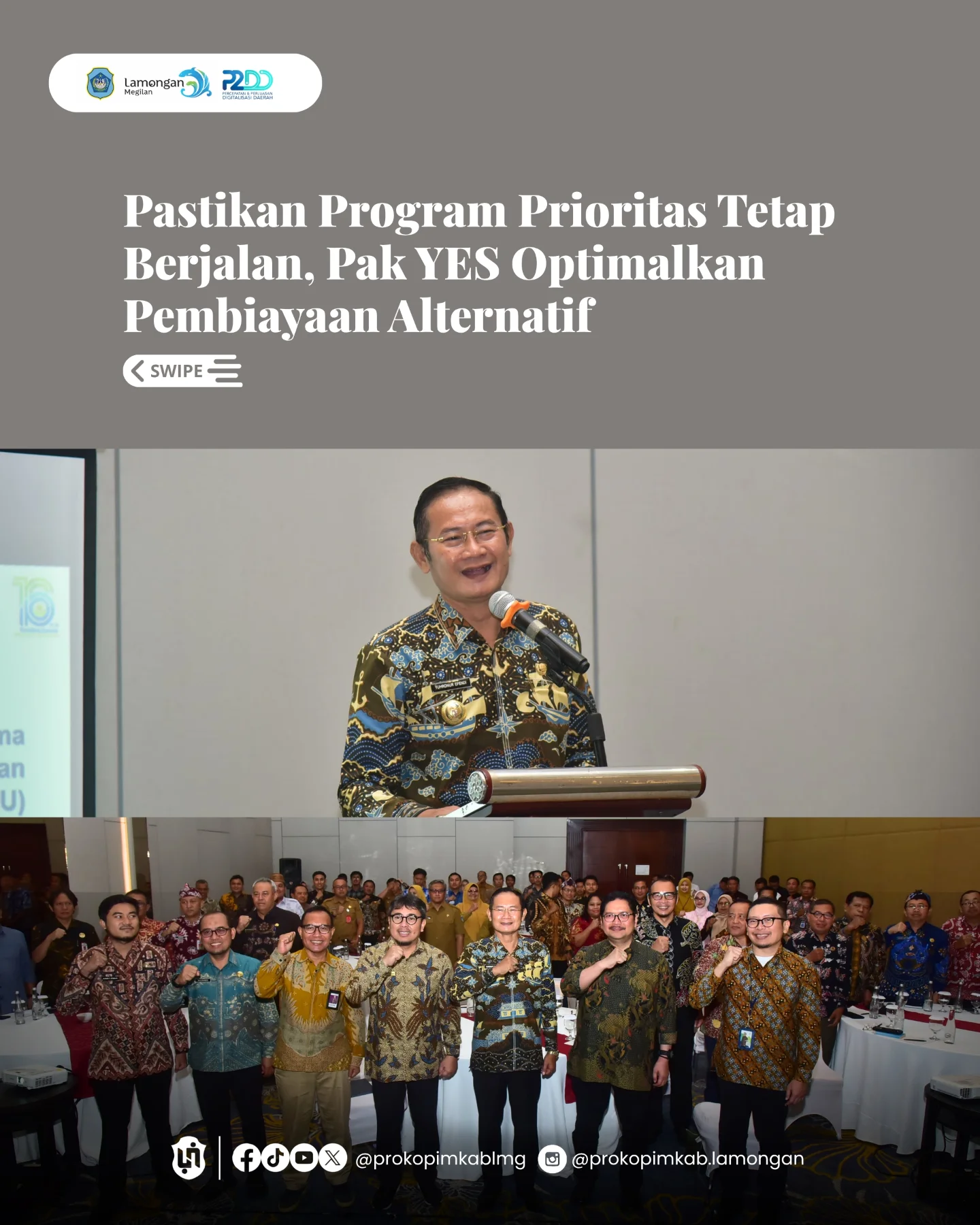 Foto: Pastikan Program Prioritas Tetap Berjalan, Pak YES Optimalkan Pembiayaan Alternatif