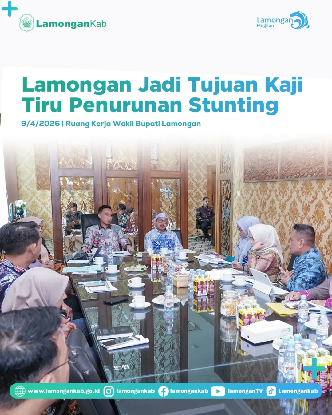 Foto: Lamongan Jadi Tujuan Kaji Tiru Penurunan Stunting
