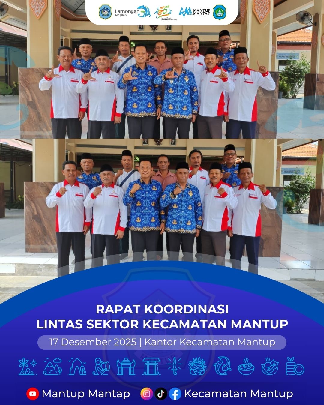 Foto: Rapat Koordinasi Lintas Sektor Kecamatan Mantup