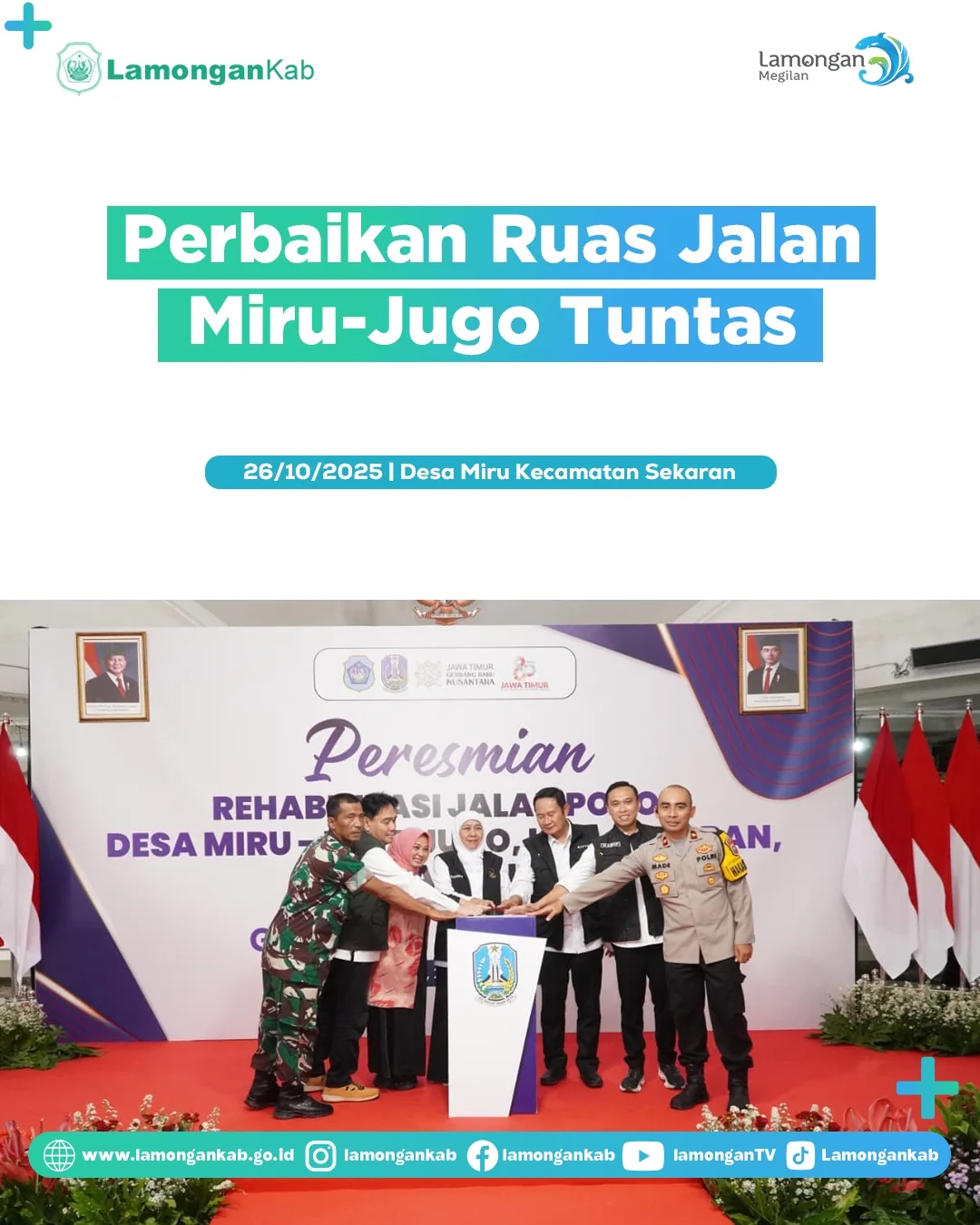 Foto: Perbaikan Ruas Jalan Miru–Jugo Tuntas