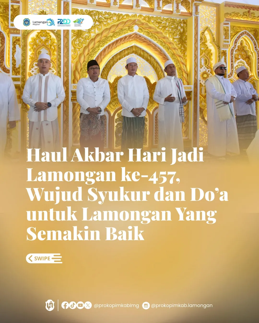 Foto: Haul Akbar Hari Jadi Lamongan ke-457, Wujud Syukur dan Do’a untuk Lamongan Yang Semakin Baik