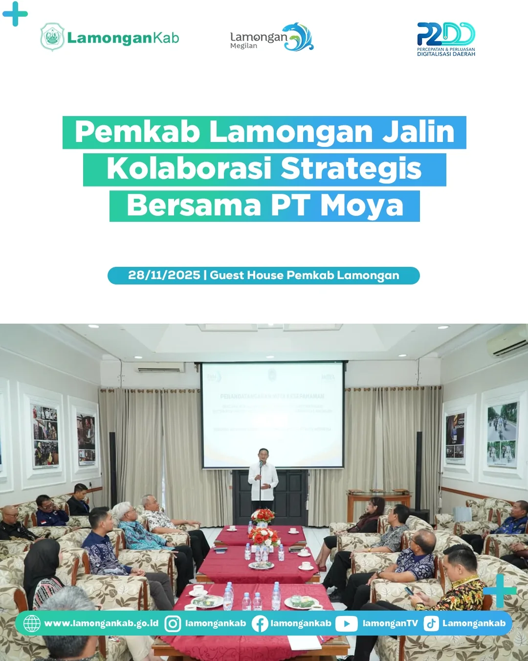 Foto: Pemkab Lamongan Jalin Kolabirasi Strategis Bersama PT Moya