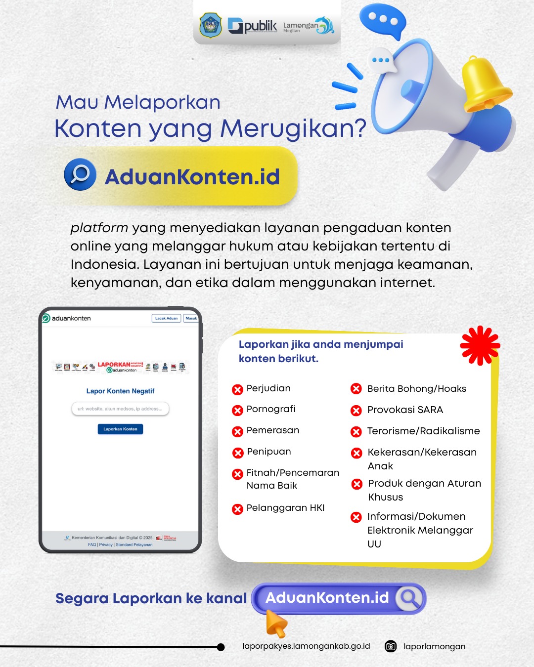 Foto: Mau Melaporkan Konten Yang Merugikan...??