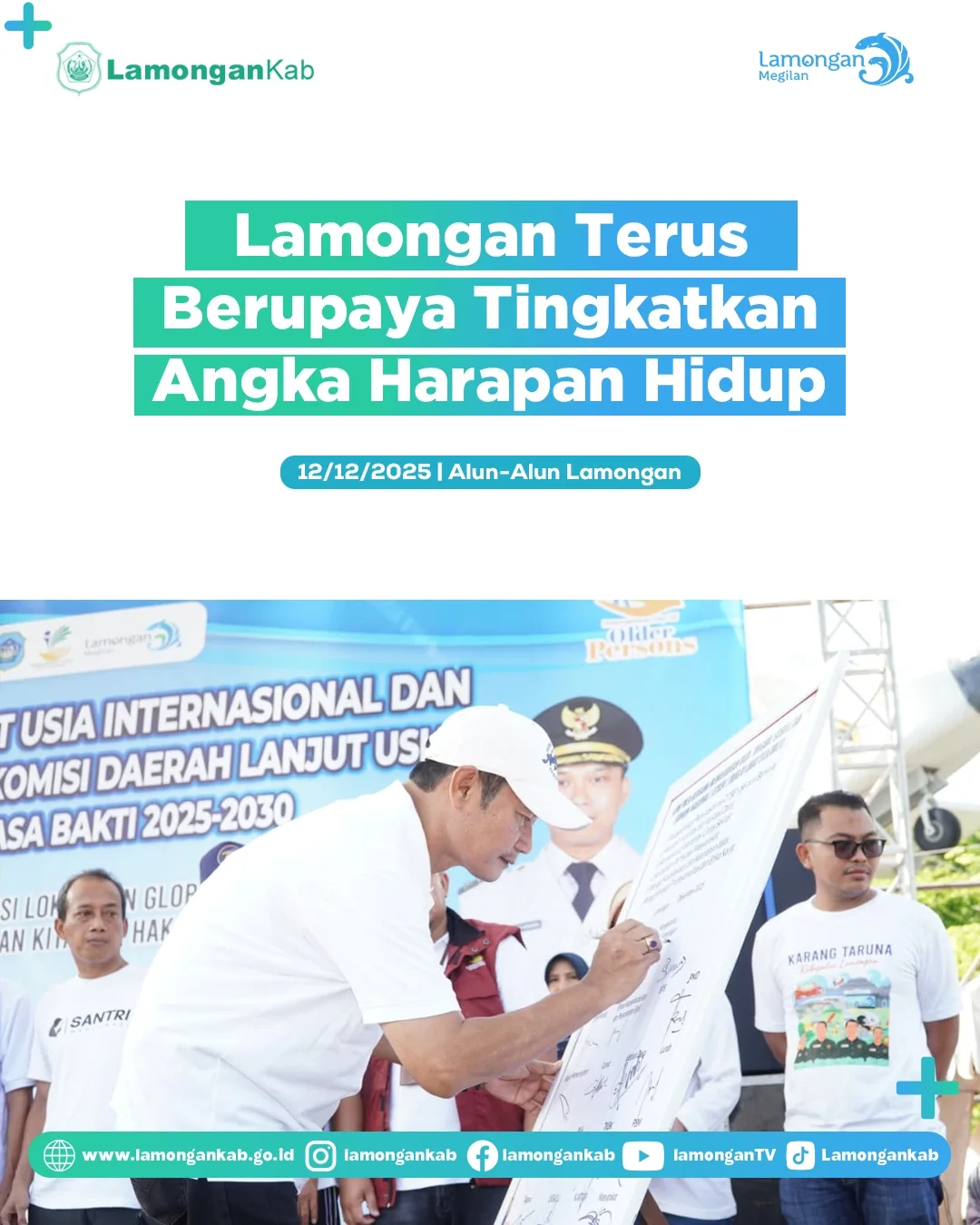 Foto: Lamongan Terus Berupaya Tingkatkan Angka Harapan Hidup