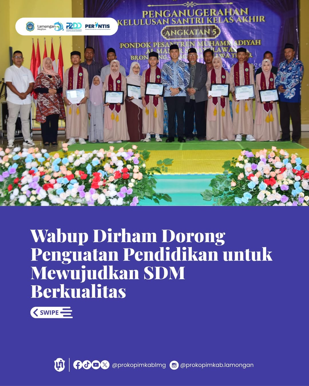 Foto: Wabup Dirham Dorong Penguatan Pendidikan untuk Mewujudkan SDM Berkualitas