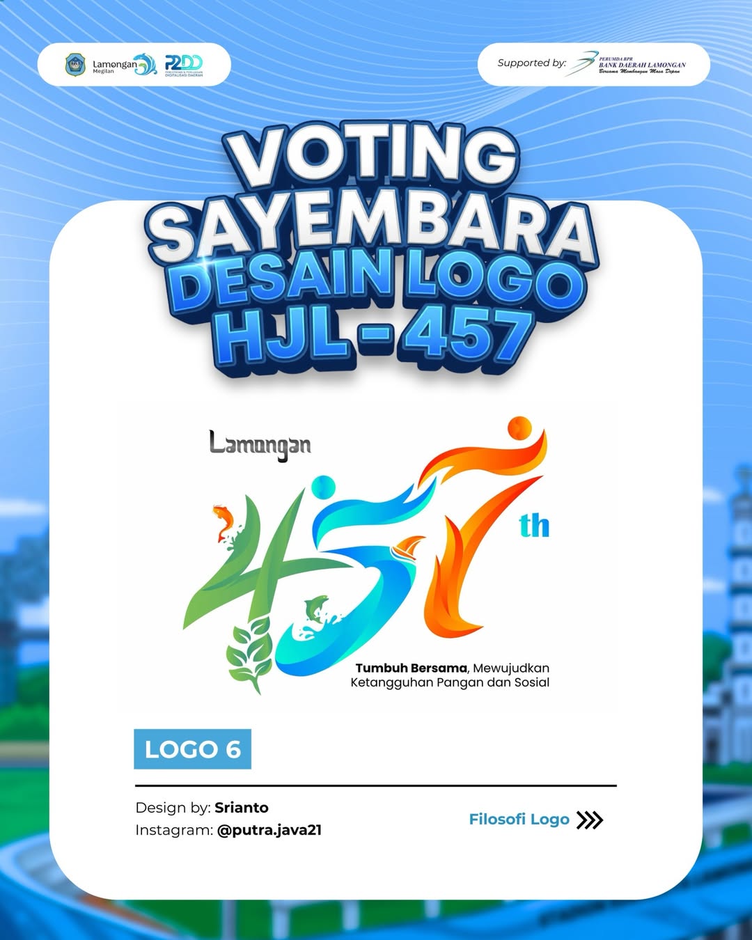Foto: ✨ TOP 10 SAYEMBARA LOGO HARI JADI LAMONGAN KE-457 ✨