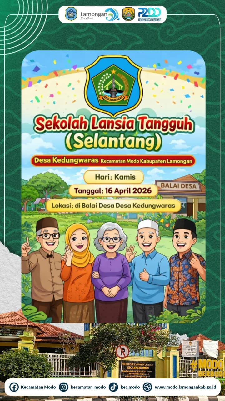 Foto: Sekolah Lansia Tangguh (Selantang) di Desa Kedungwaras