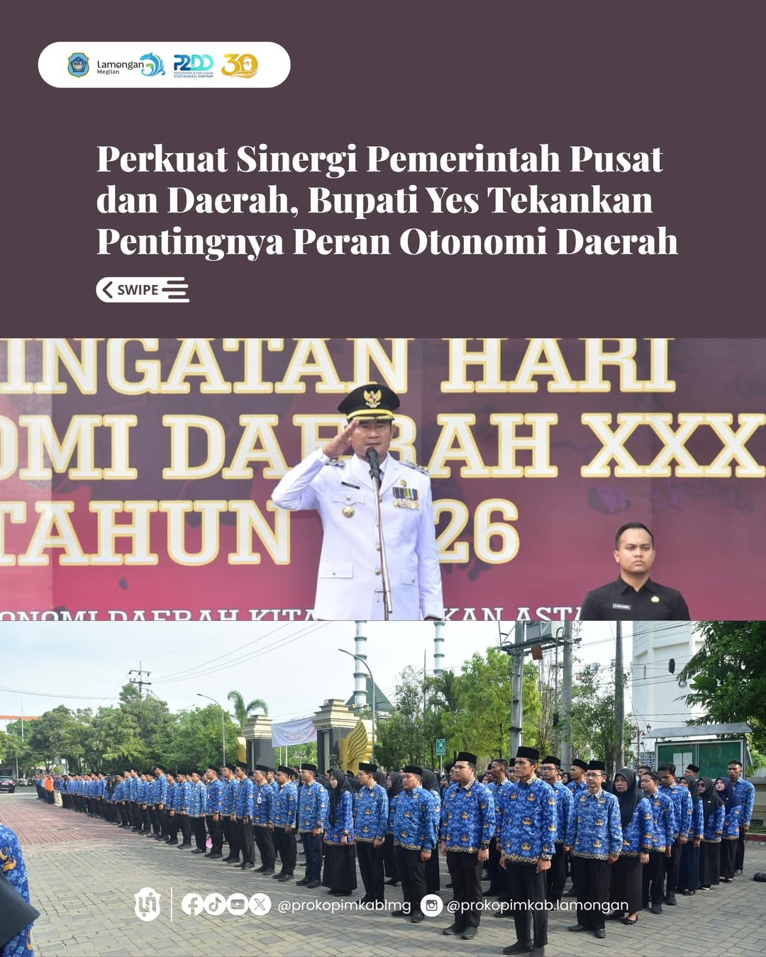 Foto: Perkuat Sinergi Pemerintah Pusat dan Daerah, Bupati Yes Tekankan Pentingnya Peran Otonomi Daerah