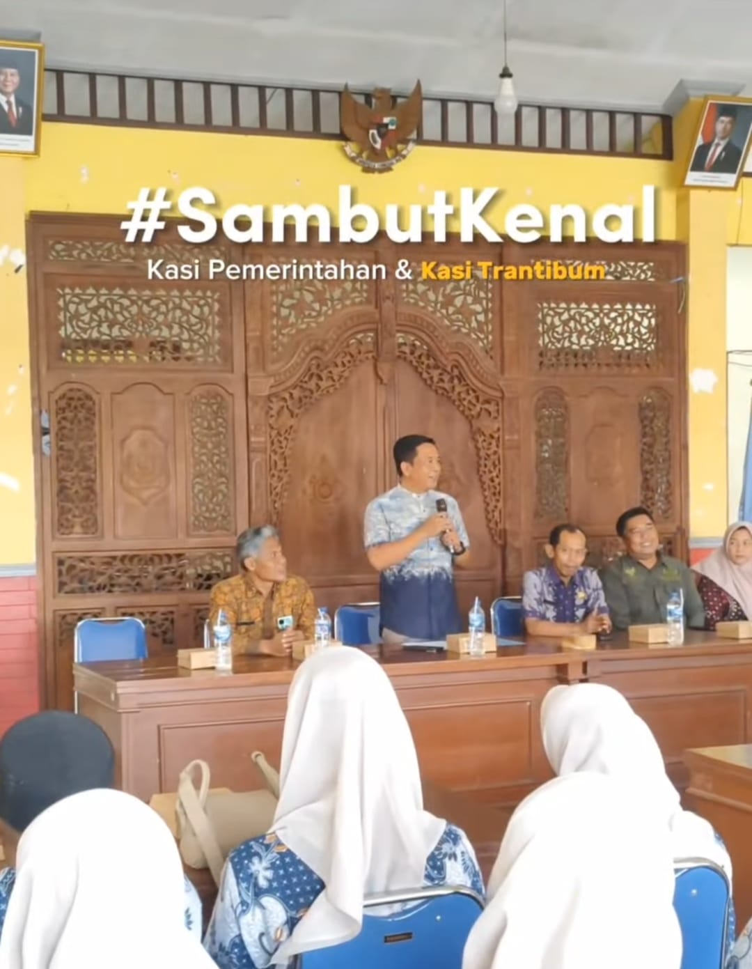 Foto: Sambut Kenal Kasi Pemerintahan dan Kasi Trantibum Kecamatan Modo