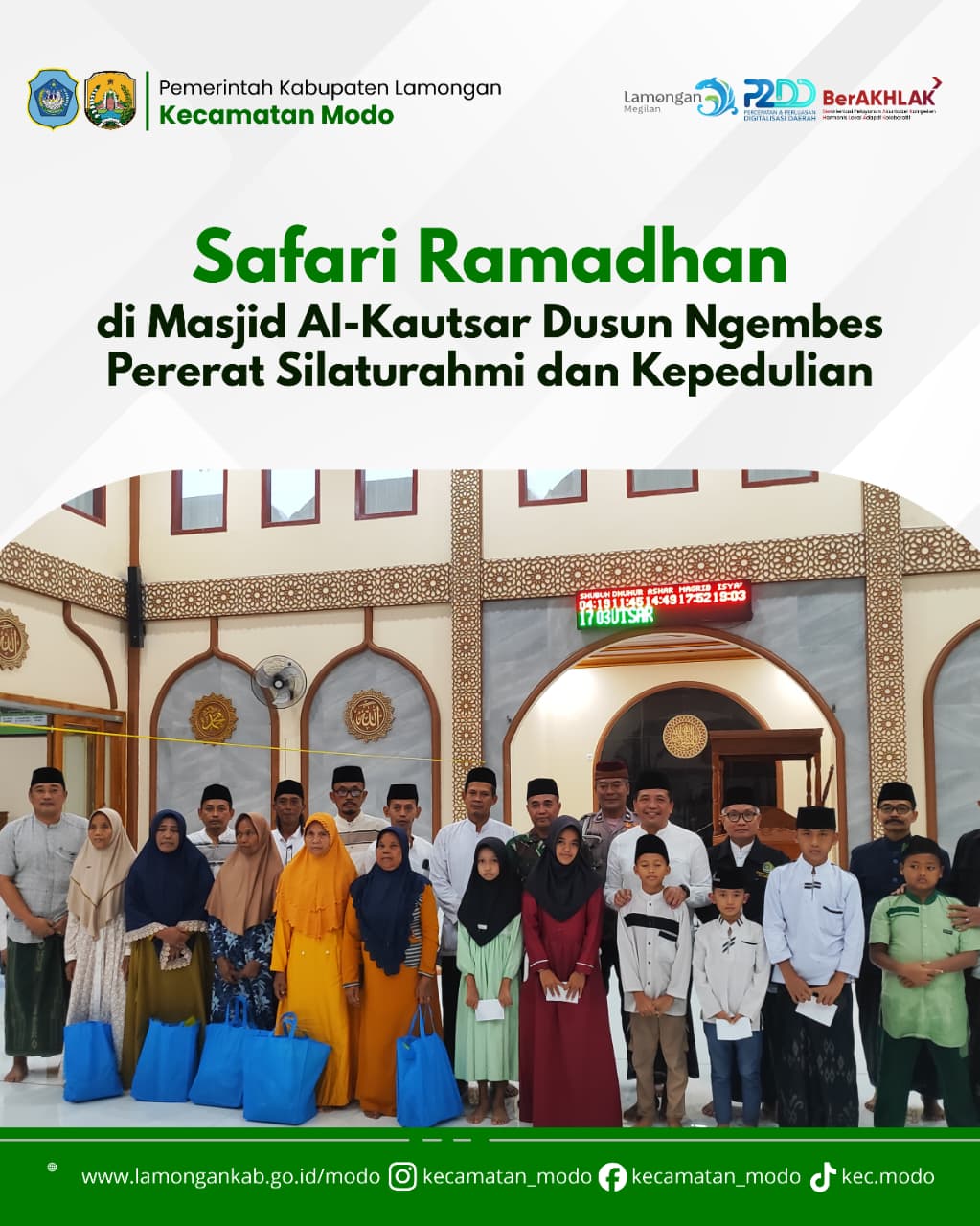 Foto: Safari Ramadhan di Masjid Al-Kautsar Dusun Ngembes Desa Yungyang