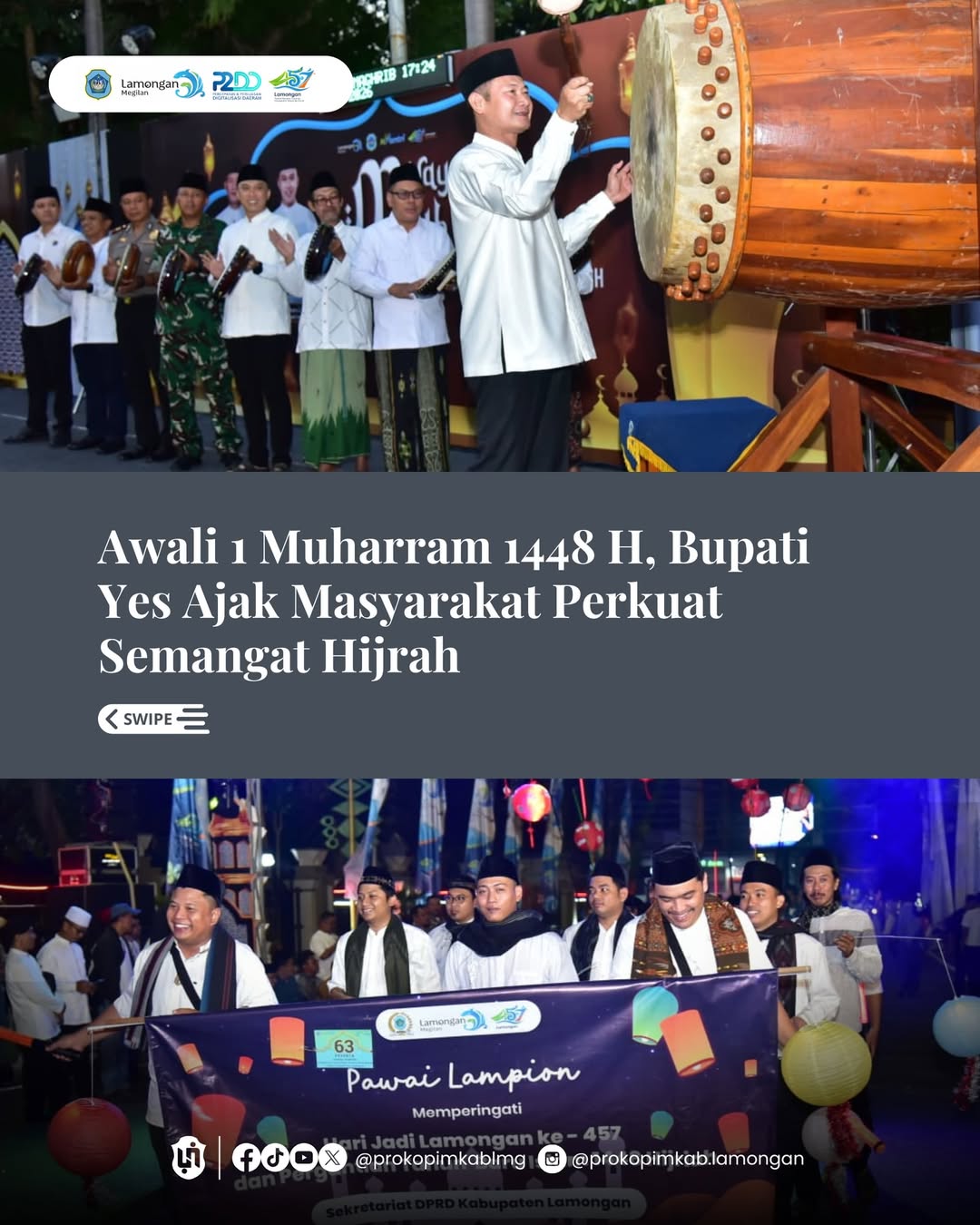Foto: Awali 1 Muharram 1448 H, Bupati Yes Ajak Masyarakat Perkuat Semangat Hijrah