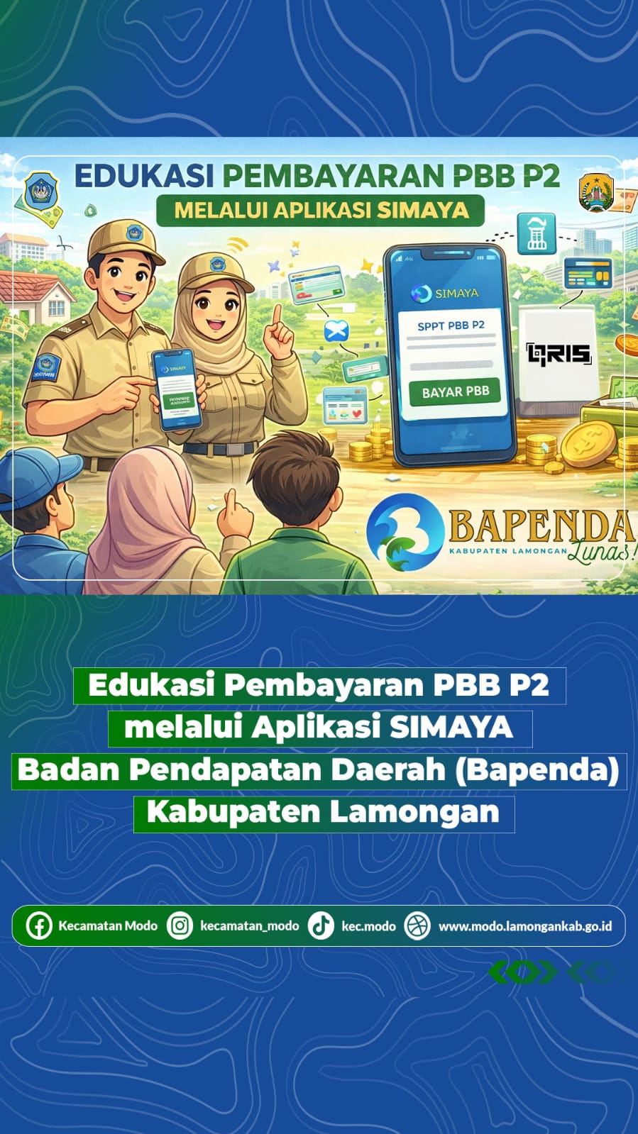 Foto: Edukasi Pembayaran PBB P2 melalui Apilkasi SIMAYA