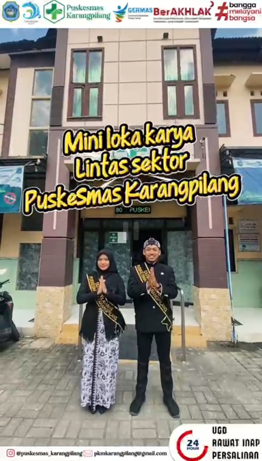 Foto: Camat Modo Menghadiri Kegiatan Minilokakarya Lintas Sektor di Puskesmas Karangpilang