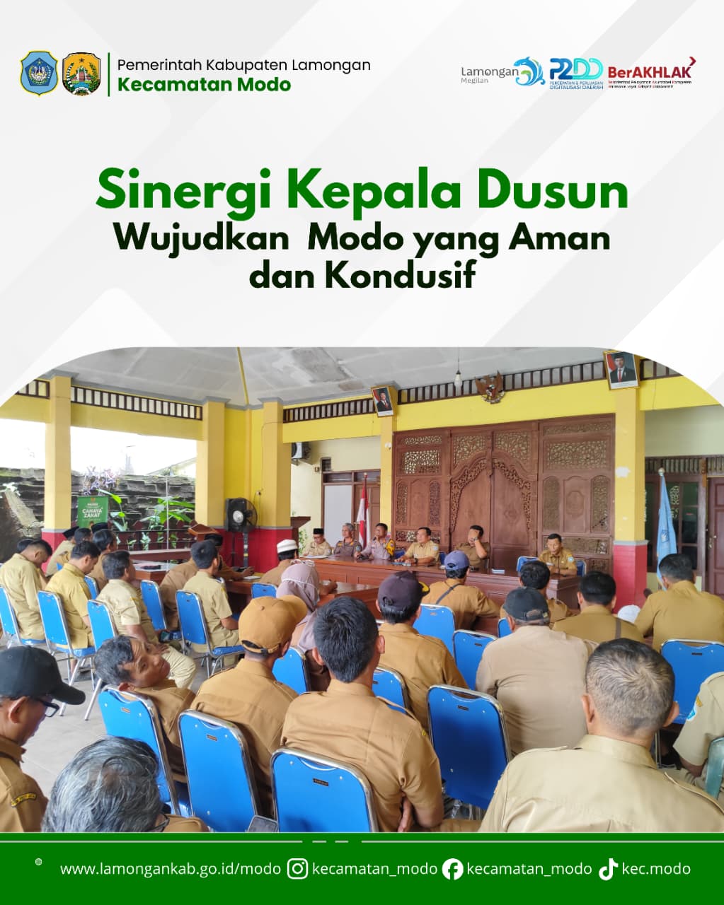 Foto: Sinergi Kepala Dusun, Wujudkan Modo yang Aman dan Kondusif