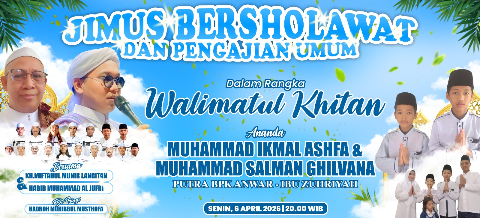 Foto: Hadiri dan Saksikan Sholawat dan Pengajiam Umum di Dusun Jimus Desa Pule