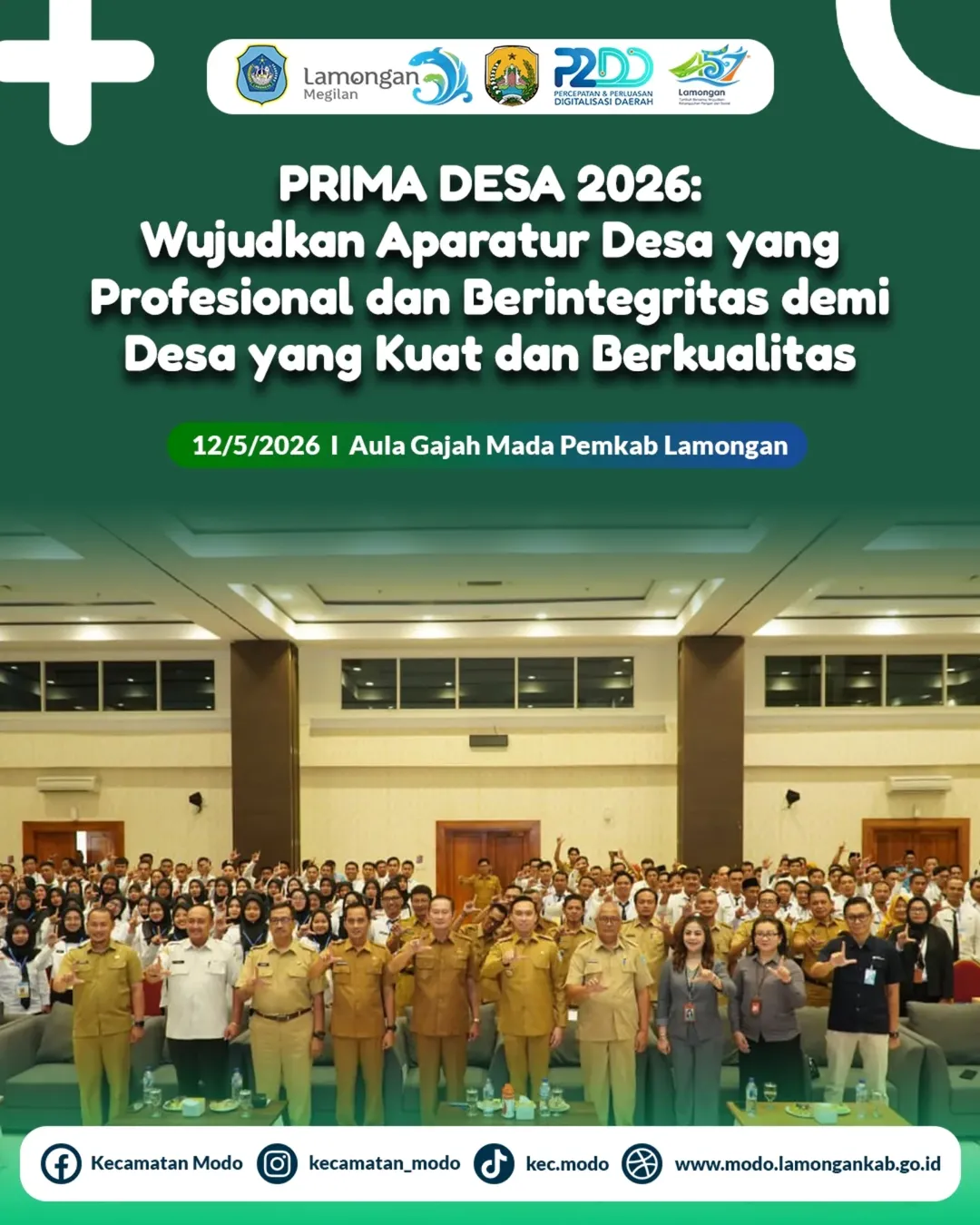 Foto: PRIMA DESA 2026: Wujudkan Aparatur Desa yang Profesional dan Berintegritas demi Desa yang Kuat dan Berkualitas