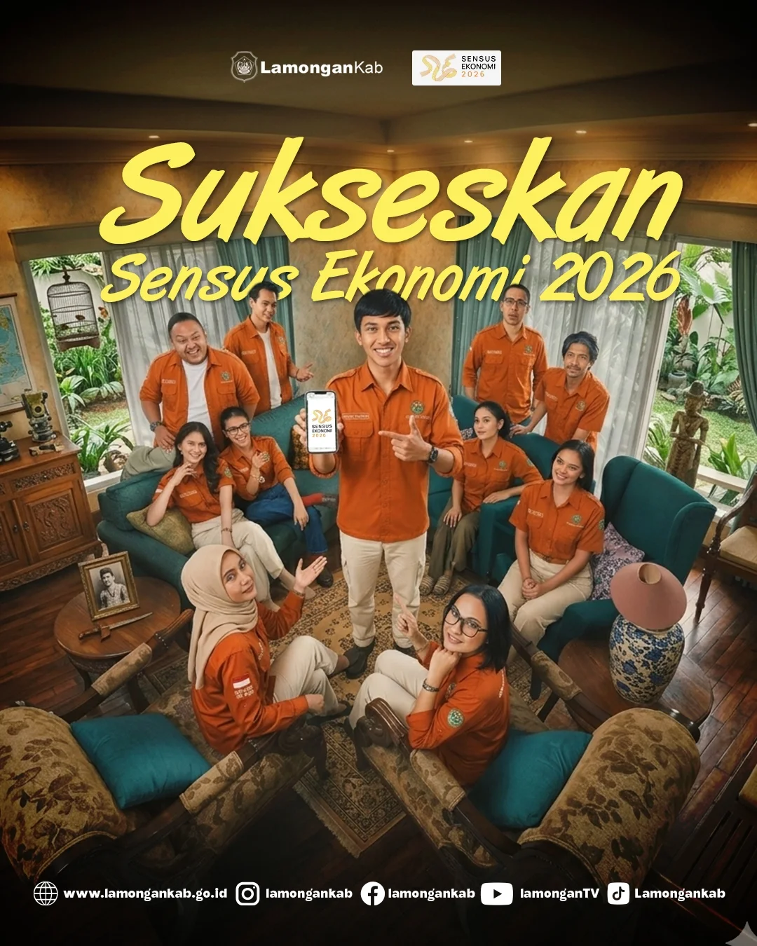 Foto: Ayoo !!! Sukseskan Sensus Ekonomi Tahun 2026