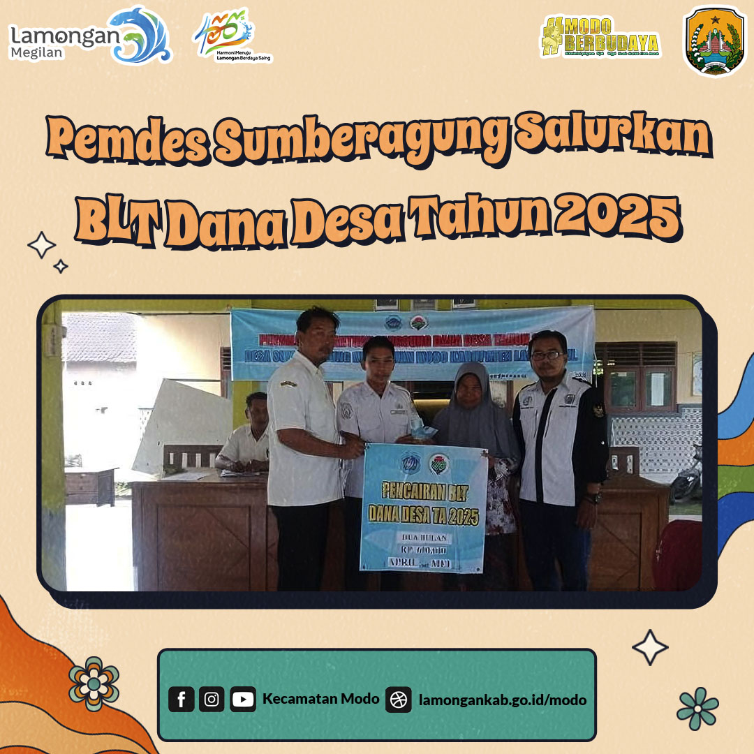 PENYALURAN BLT DANA DESA TAHUN 2025 DI DESA SUMBERAGUNG