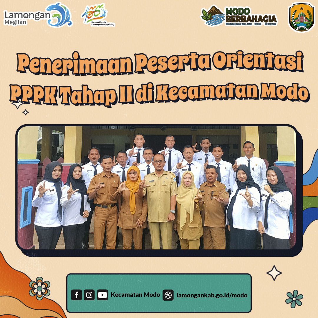 PENERIMAAN PESERTA ORIENTASI PPPK TAHAP II DI KECAMATAN MODO