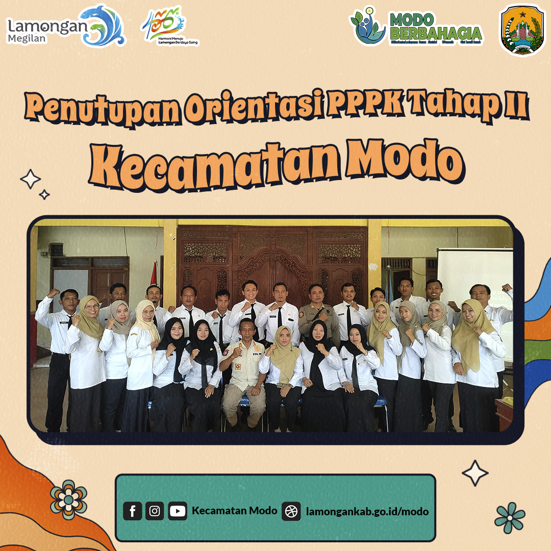 PENUTUPAN ORIENTASI PPPK TAHAP II KECAMATAN MODO