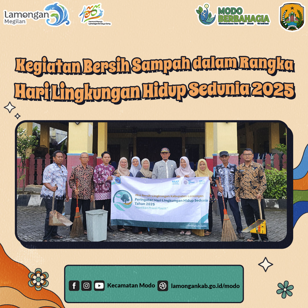 KEGIATAN BERSIH SAMPAH DALAM RANGKA PERINGATAN HARI LINGKUNGAN HIDUP SEDUNIA 2025