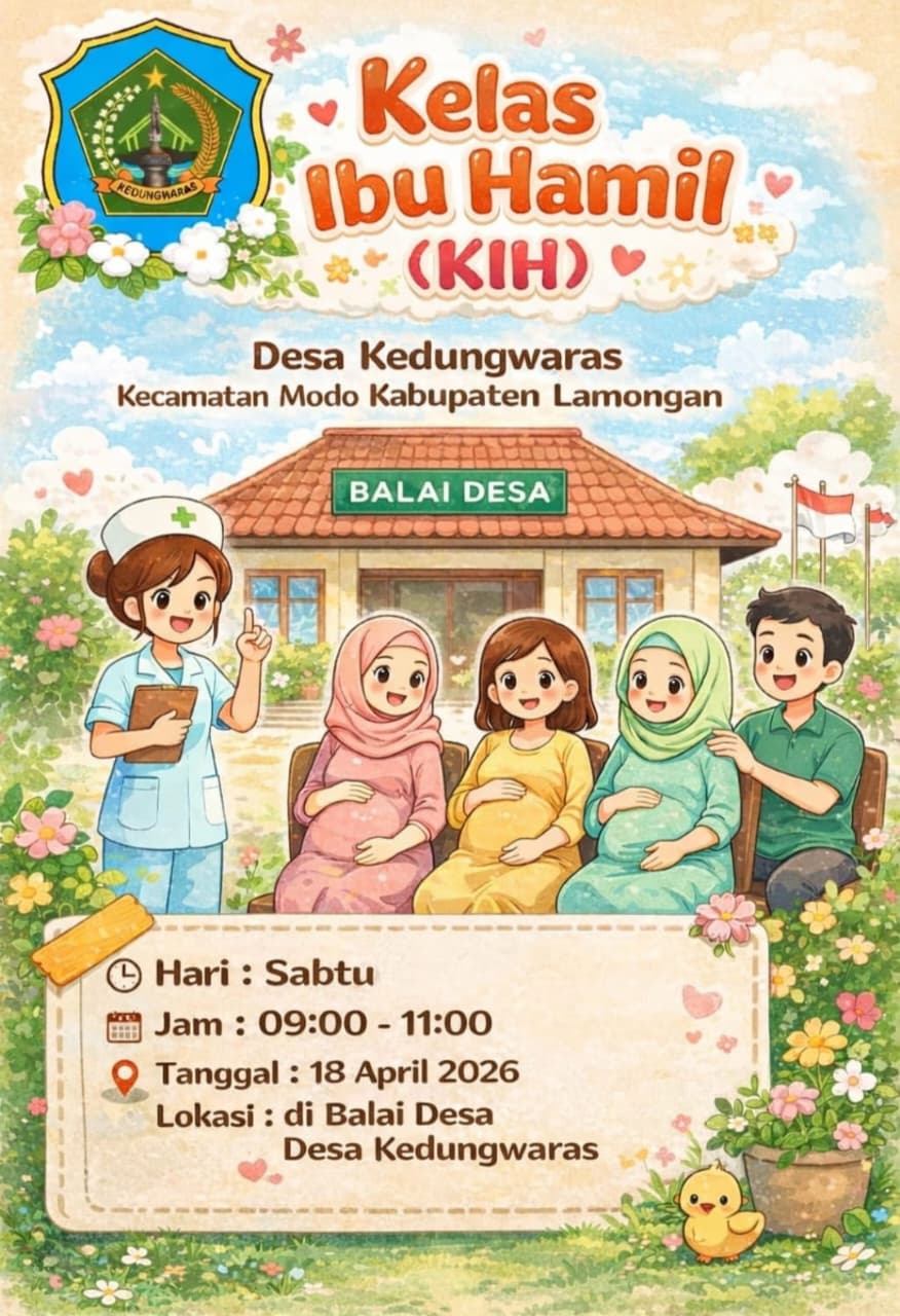 Foto: Jadwal Kelas Ibu Hamil di Desa Kedungwaras