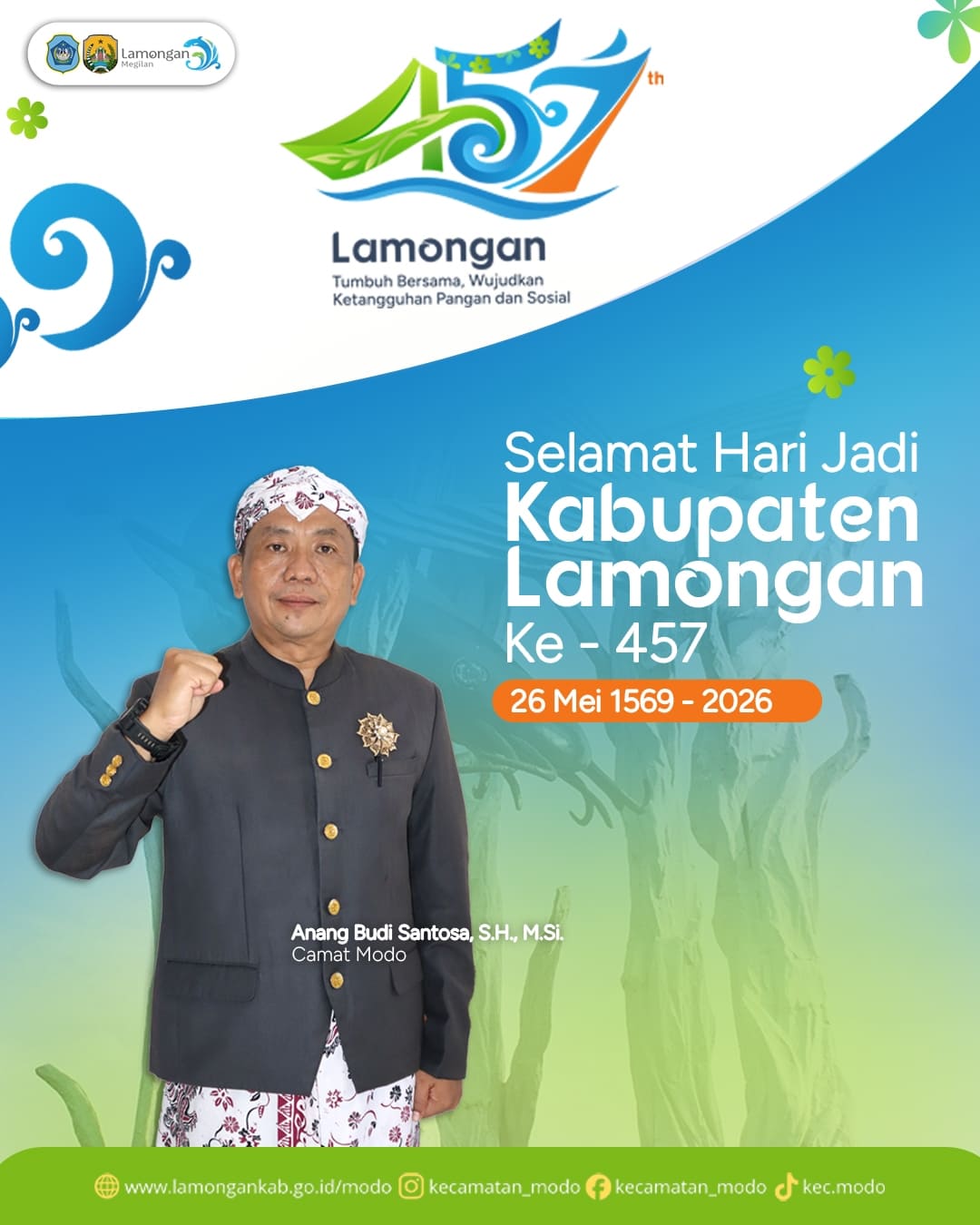 Foto: ✨ Selamat Hari Jadi Kabupaten Lamongan ke-457 ✨