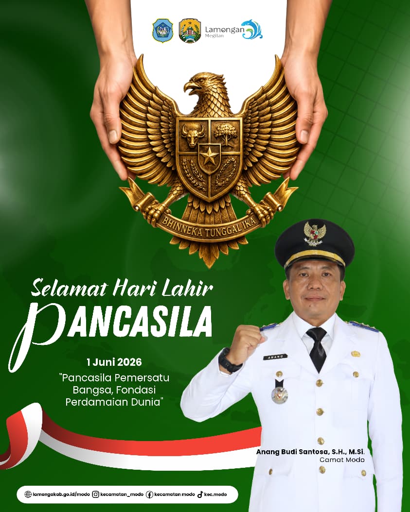 Foto: Selamat Hari Lahir Pancasila 1 Juni 2026