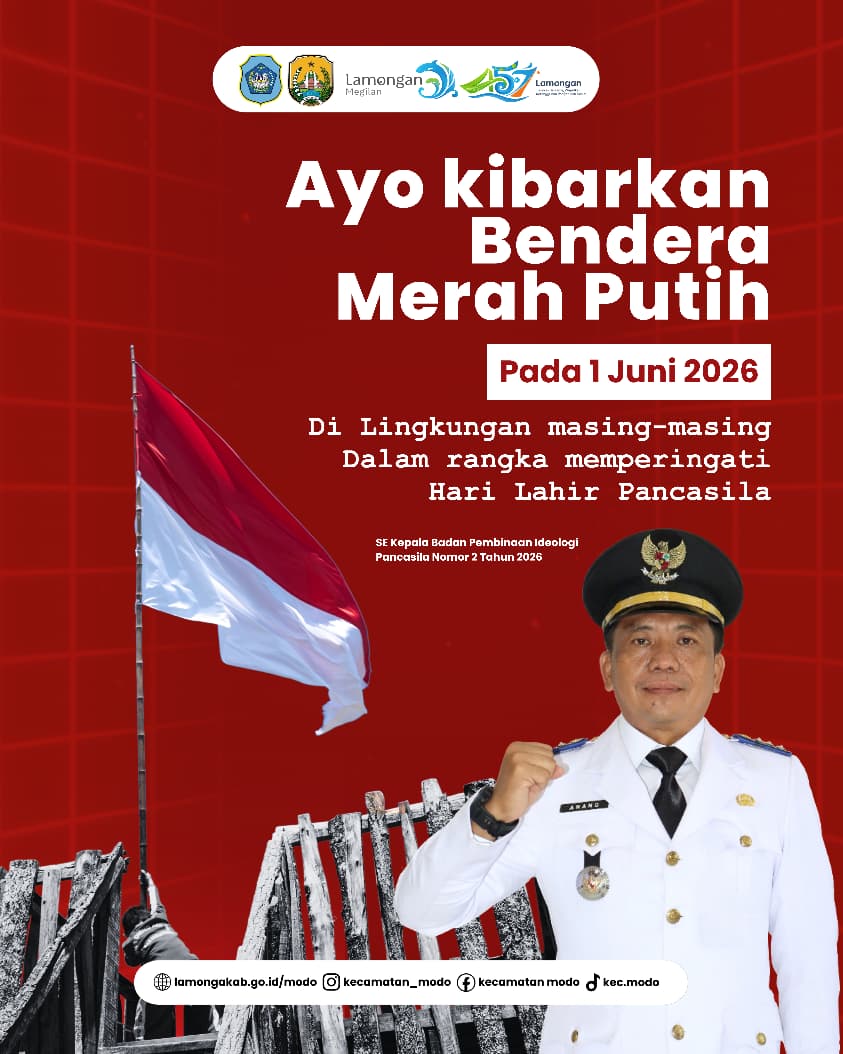 Foto: Ayo Kibarkan Bendera Merah Putih